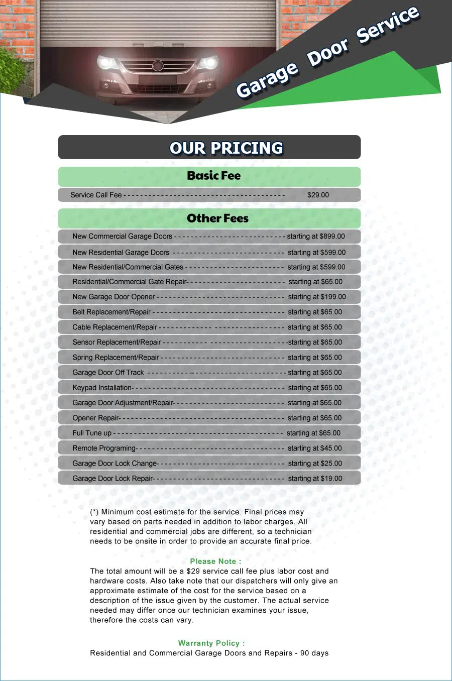 Galaxy Garage Door Service Mattapan, MA 617-544-3890